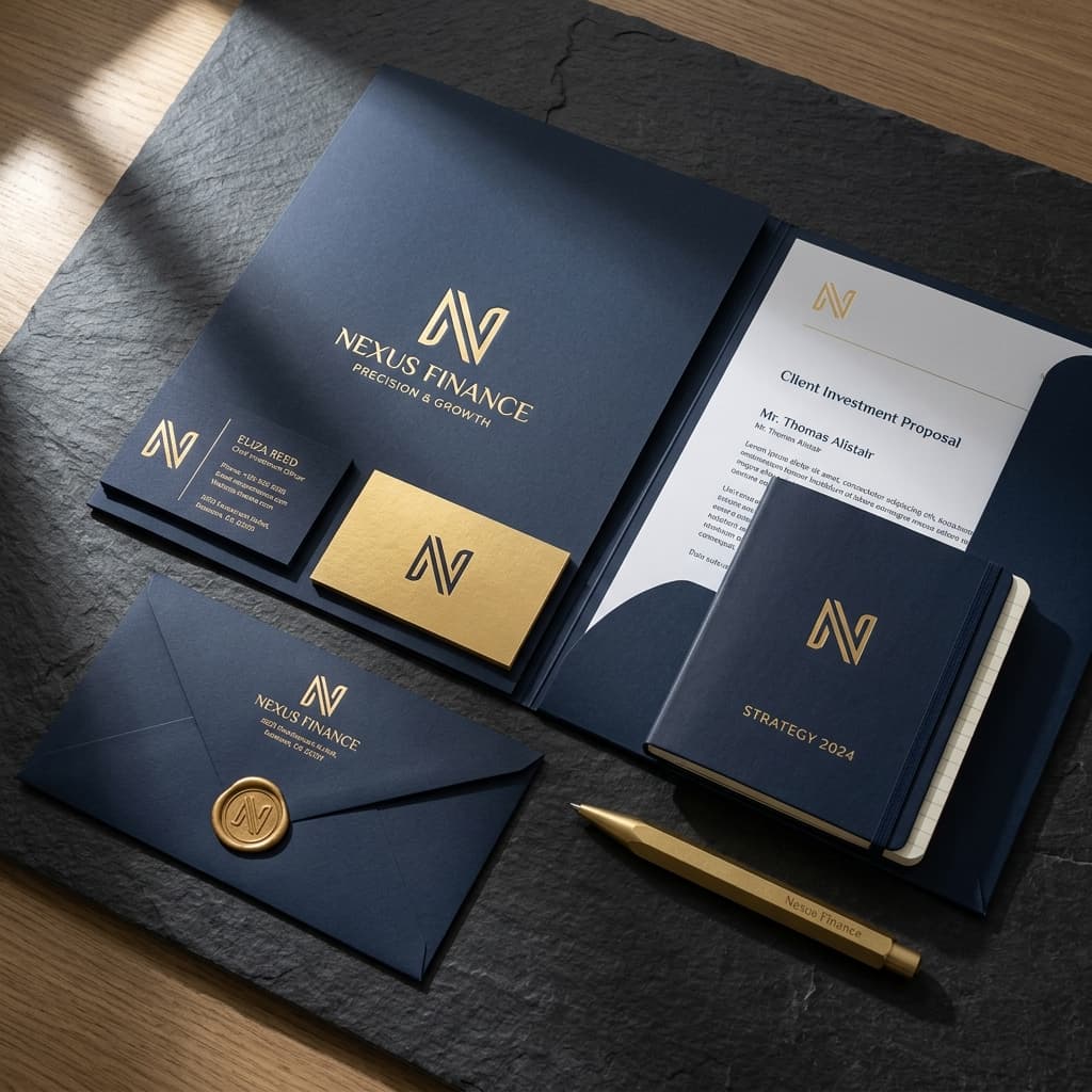 Brand Identity — Nexus Finance — Wolvista Portfolio